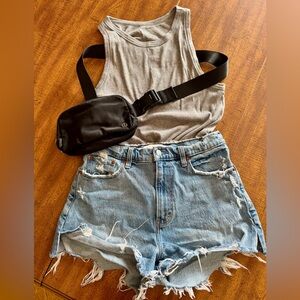 Abercrombie and Fitch Curve Love Mom Shorts